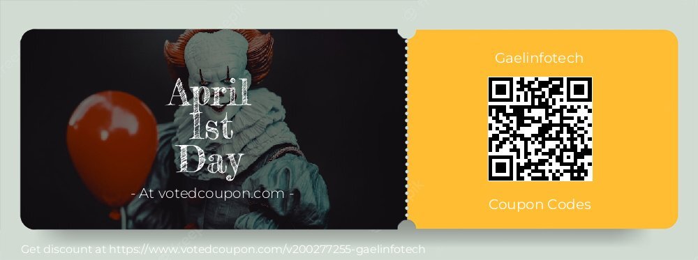 Gaelinfotech Coupon discount, offer to 2025 April 1st Day