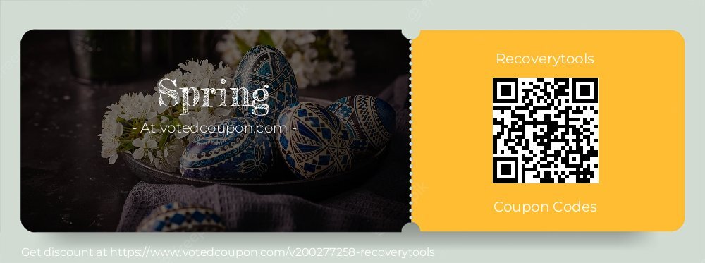Recoverytools Coupon discount, offer to 2025 Spring