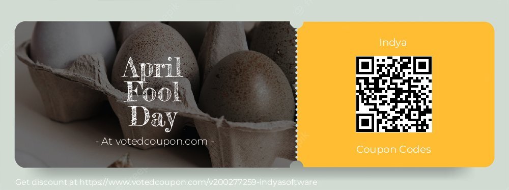 Indya Coupon discount, offer to 2025 April Fool Day