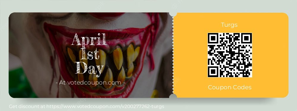 Turgs Coupon discount, offer to 2025 April 1st Day