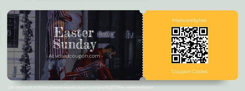 Malwarebytes Coupon discount, offer to 2024 Easter Sunday