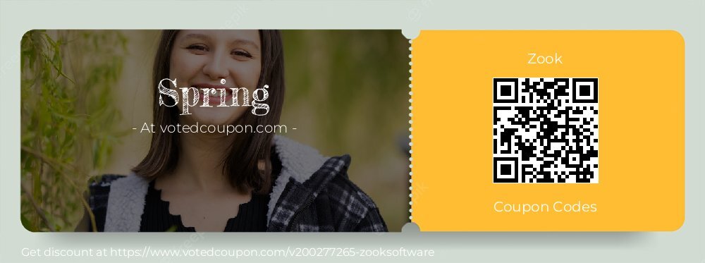 Zook Coupon discount, offer to 2025 Spring