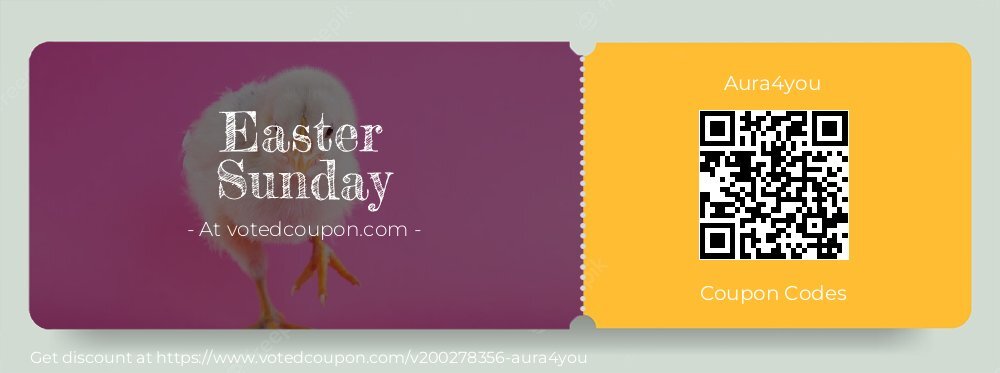 Aura4you Coupon discount, offer to 2025 Easter Sunday