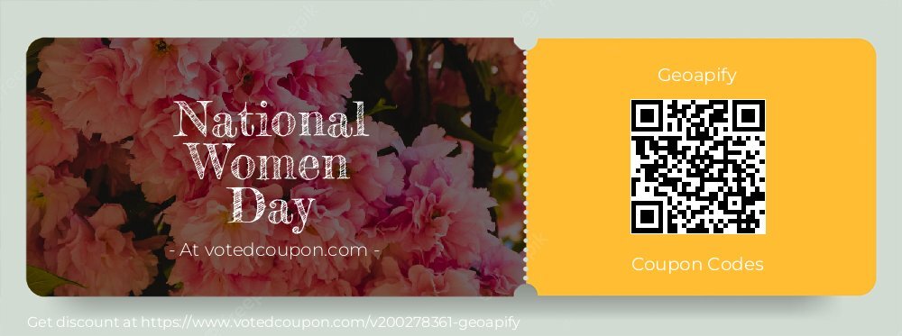 Geoapify Coupon discount, offer to 2024 #mothersday