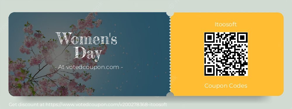 Itoosoft Coupon discount, offer to 2024 Mothers Day