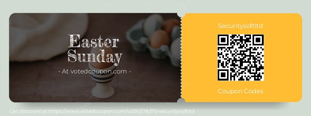 Securitysoftltd Coupon discount, offer to 2025 Easter Sunday