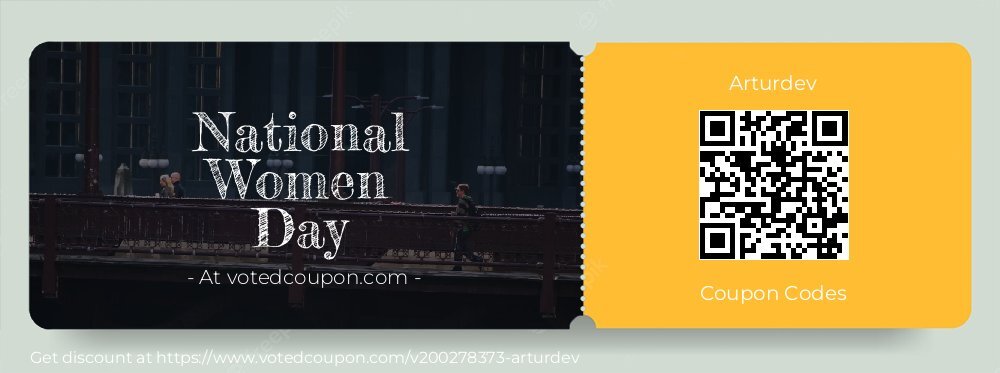 Arturdev Coupon discount, offer to 2024 #mothersday