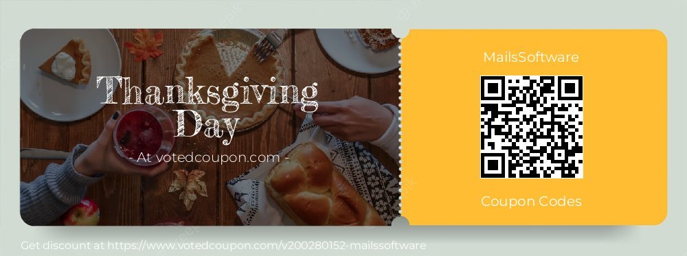 MailsSoftware Coupon discount, offer to 2023 Thanksgiving Day