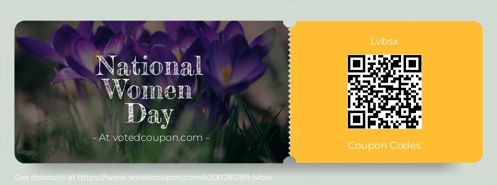Lvbsx Coupon discount, offer to 2025 Easter Sunday