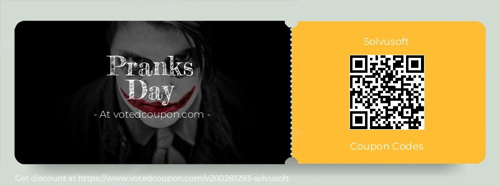 Solvusoft Coupon discount, offer to 2025 Pranks Day