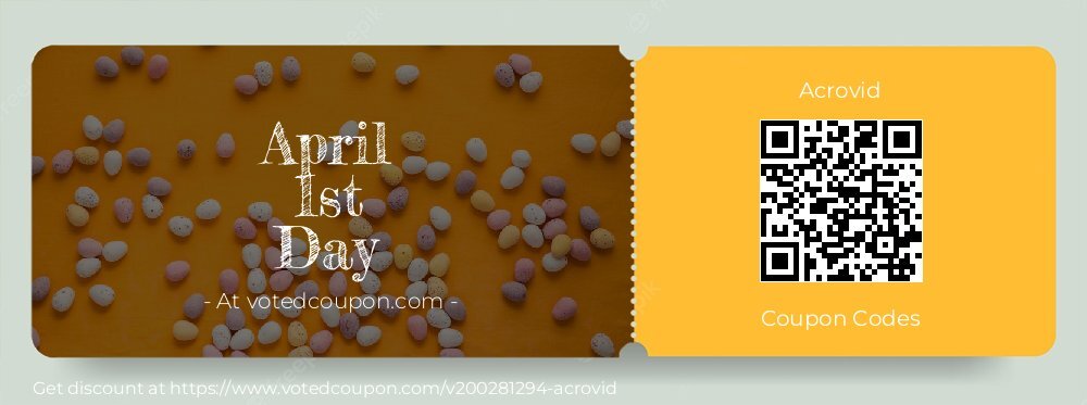 Acrovid Coupon discount, offer to 2025 April 1st Day