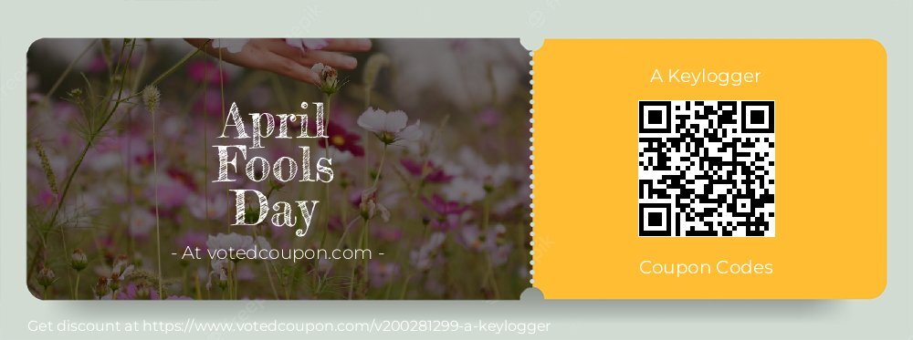 A Keylogger Coupon discount, offer to 2024 April Fool's Day