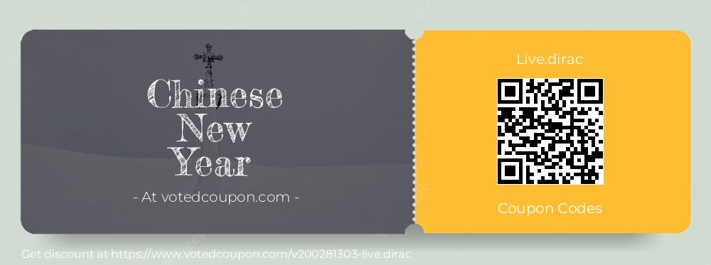Live.dirac Coupon discount, offer to 2023 Back to School