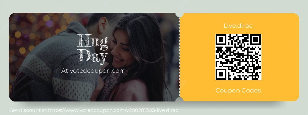 Live.dirac Coupon discount, offer to 2024 Int. Working Day