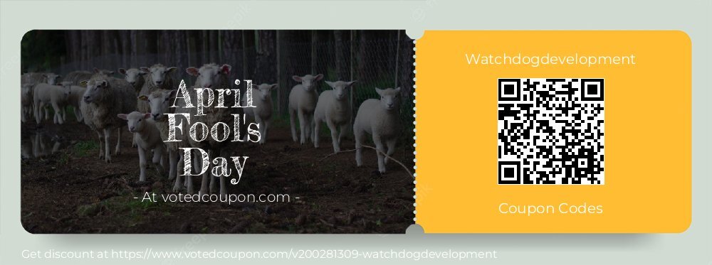 Watchdogdevelopment Coupon discount, offer to 2025 April Fool's Day