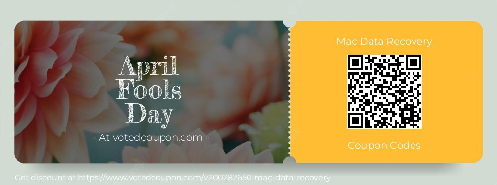 Mac Data Recovery Coupon discount, offer to 2025 April Fools Day
