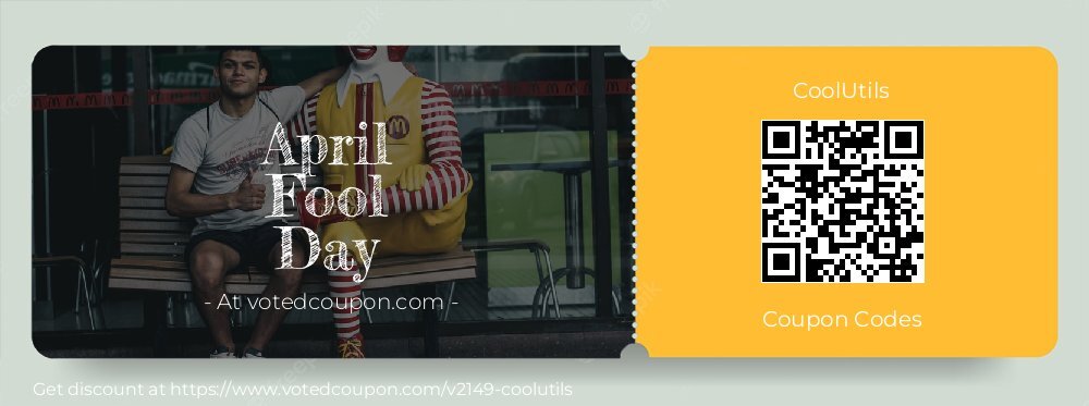 CoolUtils Coupon discount, offer to 2024 April Fool Day