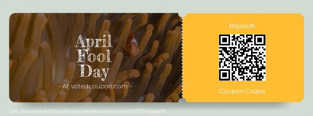 Bigasoft Coupon discount, offer to 2024 April Fool Day