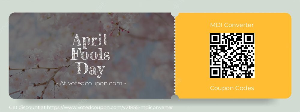 MDI Converter Coupon discount, offer to 2024 April Fools Day