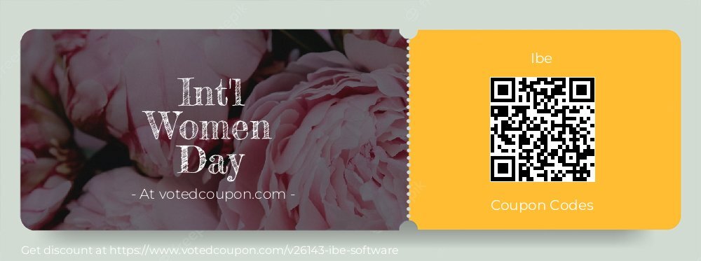 Ibe Coupon discount, offer to 2024 Mom's Day