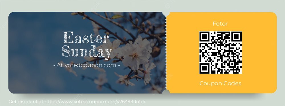 Fotor Coupon discount, offer to 2025 Easter Sunday