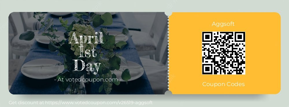 Aggsoft Coupon discount, offer to 2025 April 1st Day