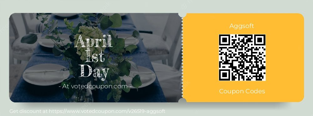 Aggsoft Coupon discount, offer to 2024 April 1st Day