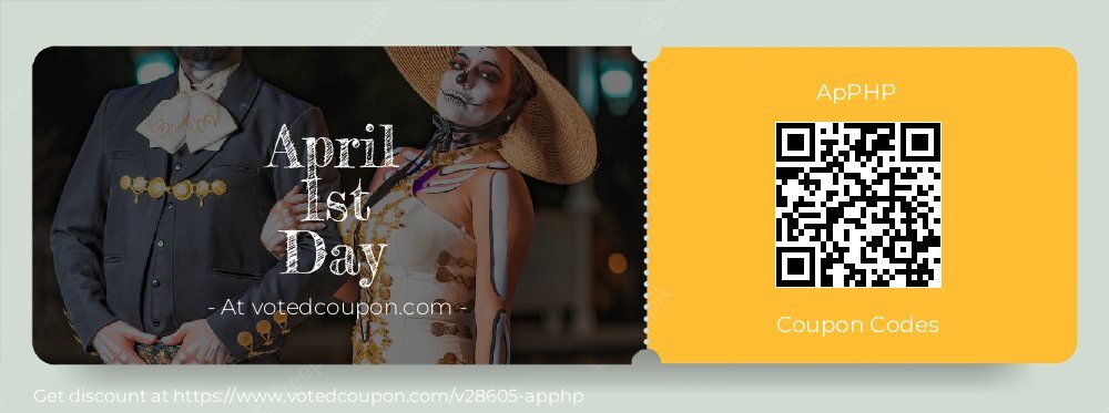 ApPHP Coupon discount, offer to 2025 April 1st Day