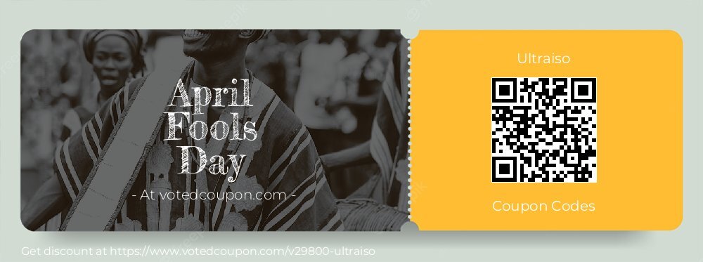 Ultraiso Coupon discount, offer to 2025 April Fools Day