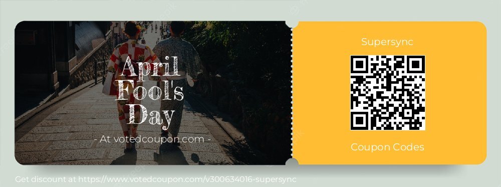 Supersync Coupon discount, offer to 2025 April Fool's Day