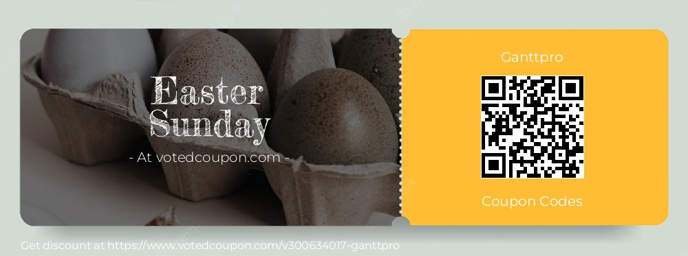 Ganttpro Coupon discount, offer to 2025 Easter Sunday