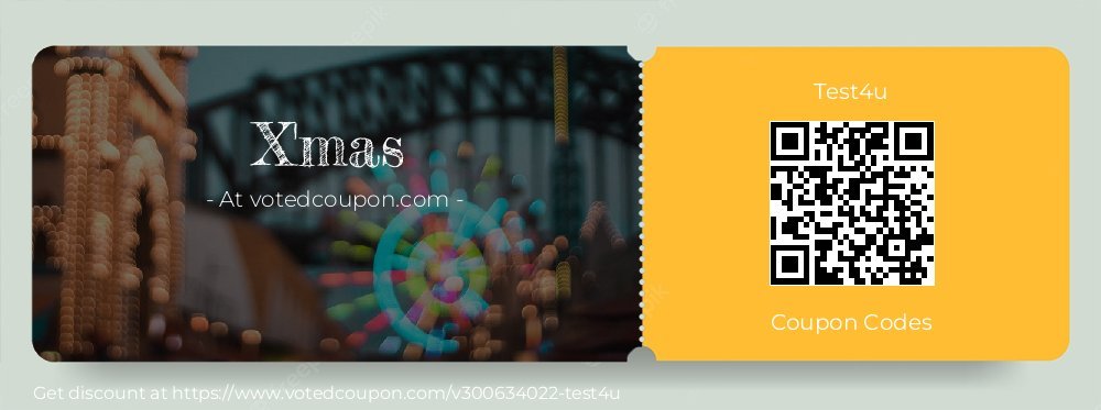 Test4u Coupon discount, offer to 2023 Summer