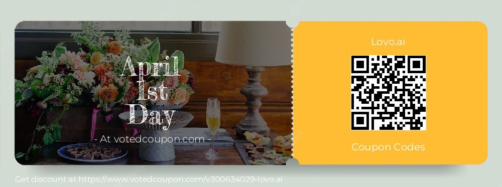 Lovo.ai Coupon discount, offer to 2025 April 1st Day