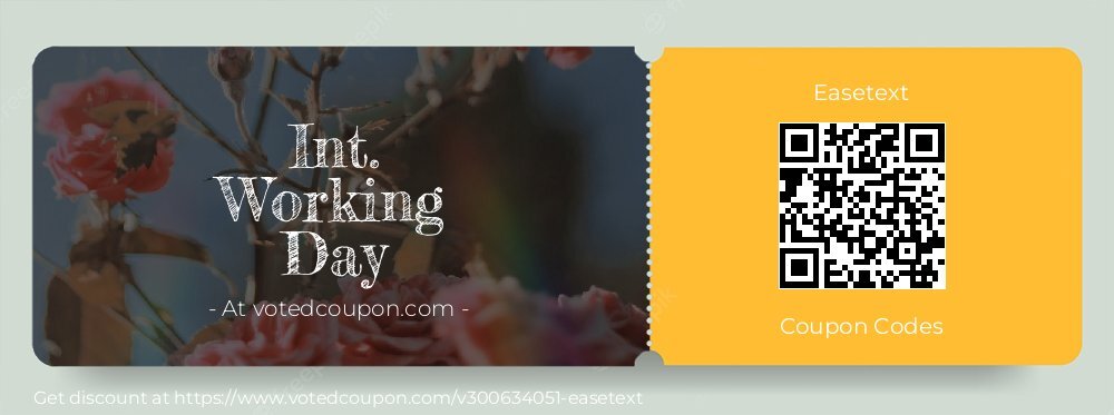 Easetext Coupon discount, offer to 2024 Mom's Day