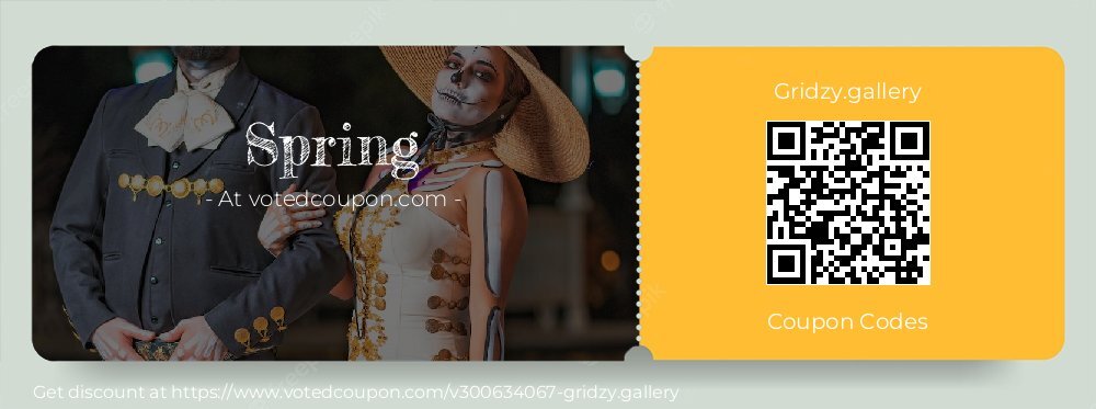 Gridzy.gallery Coupon discount, offer to 2025 Spring
