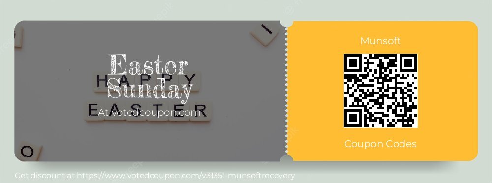 Munsoft Coupon discount, offer to 2025 Easter Sunday