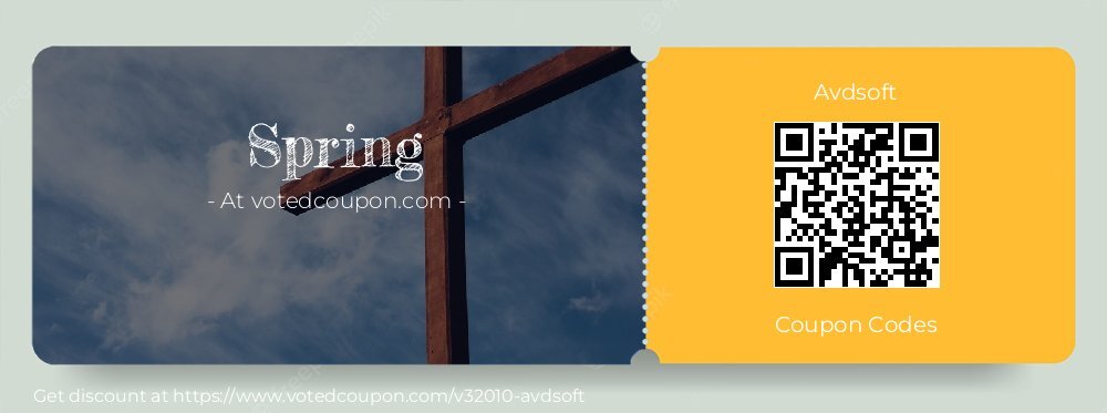 Avdsoft Coupon discount, offer to 2025 Spring