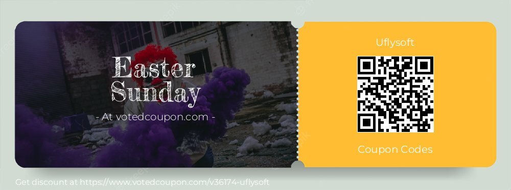 Uflysoft Coupon discount, offer to 2025 Easter Sunday