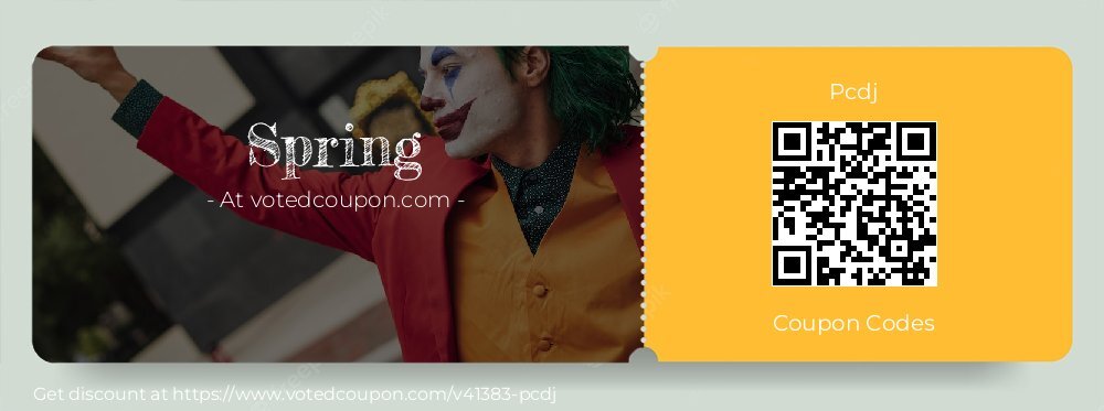 Pcdj Coupon discount, offer to 2025 Spring