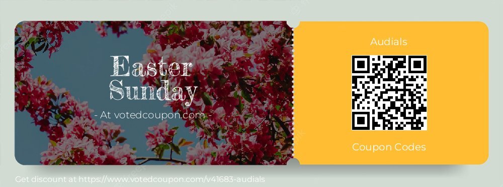 Audials Coupon discount, offer to 2025 Easter Sunday