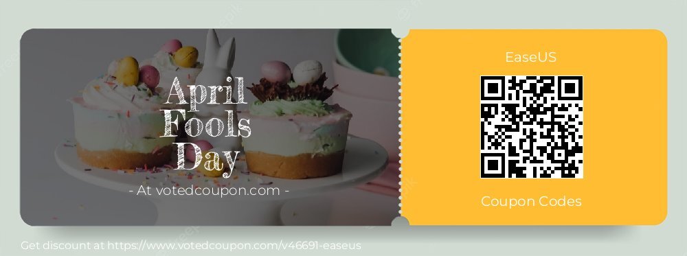 EaseUS Coupon discount, offer to 2025 April Fools Day