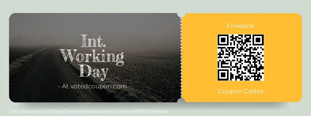 Fireebok Coupon discount, offer to 2025 April 1st Day