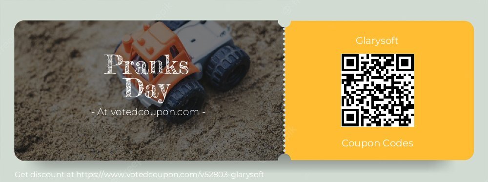 Glarysoft Coupon discount, offer to 2024 Pranks Day