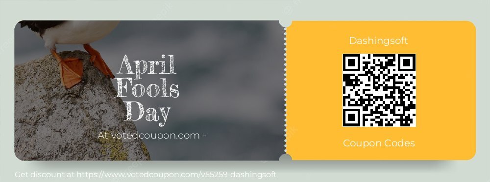 Dashingsoft Coupon discount, offer to 2025 April Fools Day