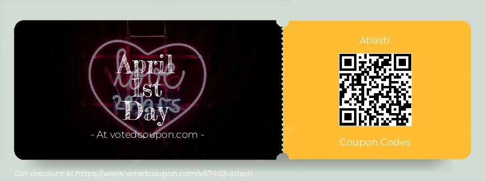 Atlasti Coupon discount, offer to 2025 April 1st Day