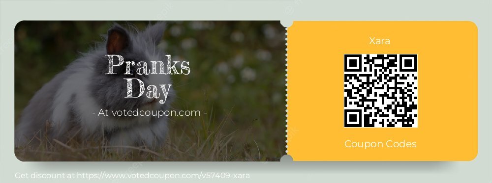 Xara Coupon discount, offer to 2024 Pranks Day