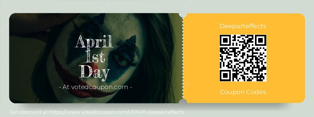 Deeparteffects Coupon discount, offer to 2024 April 1st Day