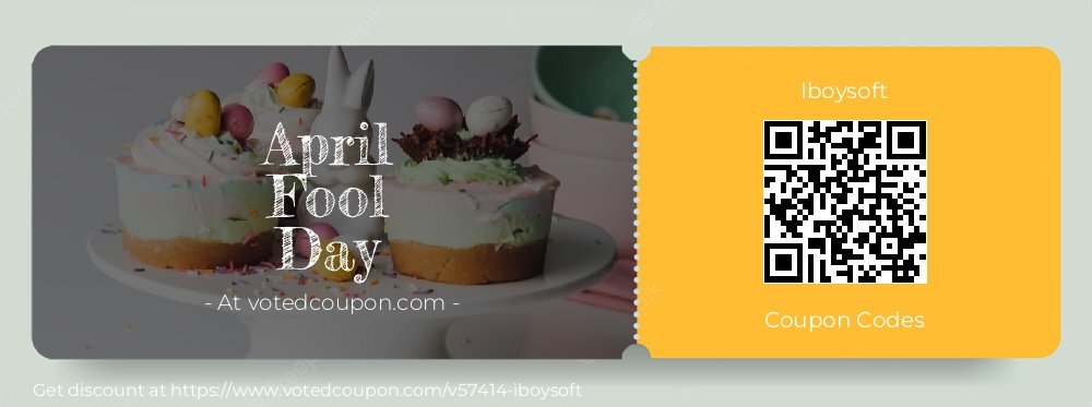 Iboysoft Coupon discount, offer to 2024 April Fool Day