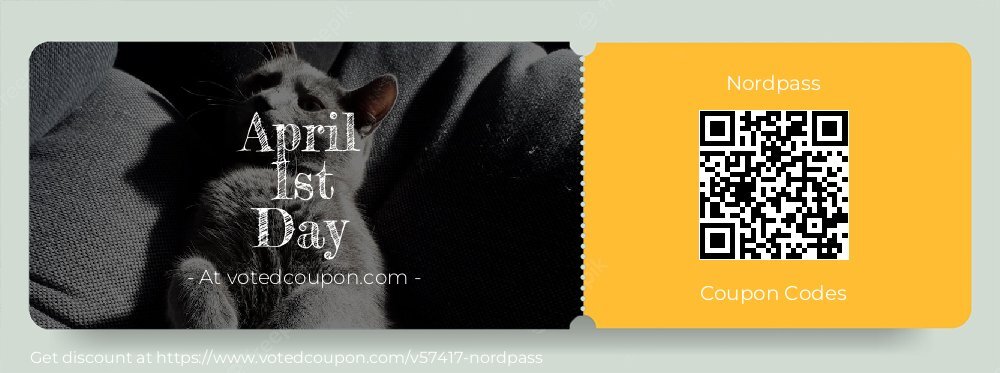 Nordpass Coupon discount, offer to 2025 April 1st Day