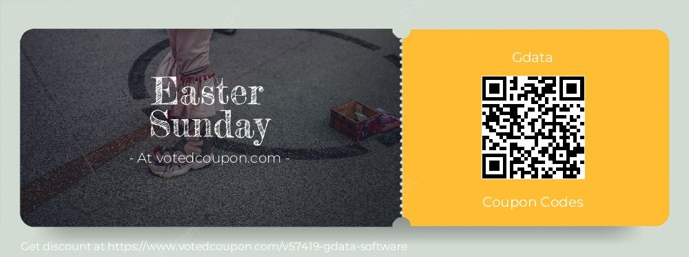 Gdata Coupon discount, offer to 2024 Easter Sunday